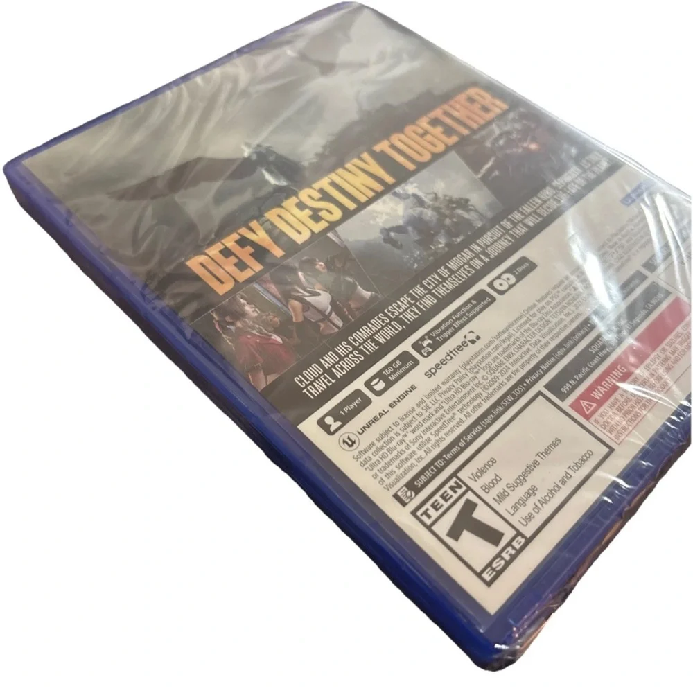 Final Fantasy VII 7 Rebirth Game & Rebirth Steelbook Case For Sony PS5 Sealed